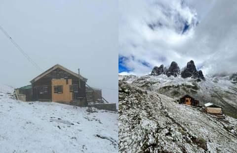 Bu dönemin ilk karı, Artvin ve Rizenin yüksek kesimlerine düştü. Karlı havaları özlediniz mi?