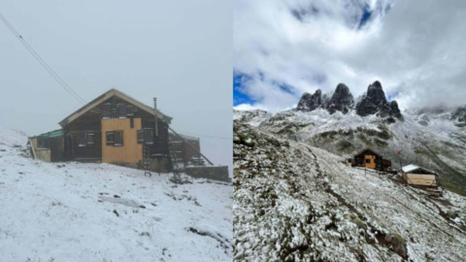 Bu dönemin ilk karı, Artvin ve Rize'nin yüksek kesimlerine düştü. Karlı havaları özlediniz mi?