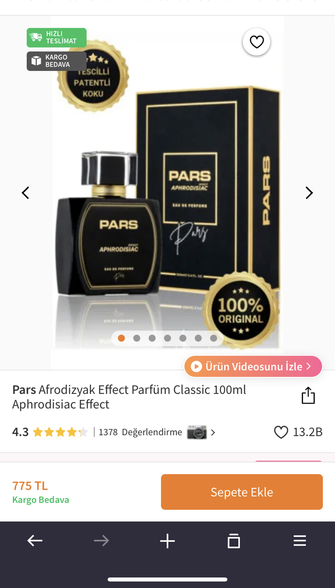 Bir parfüme en fazla ne kadar verirsiniz?