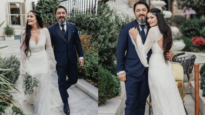 Deniz Çakır, iş insanı Bilgehan Baykal ile evlendi. Gelinliğini nasıl buldunuz?