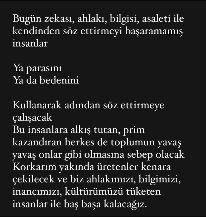 Tam da bunu yaşamıyor muyuz?