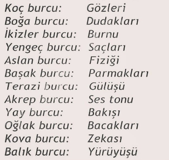Burcunuza göre en çekici yeriniz neresi?
