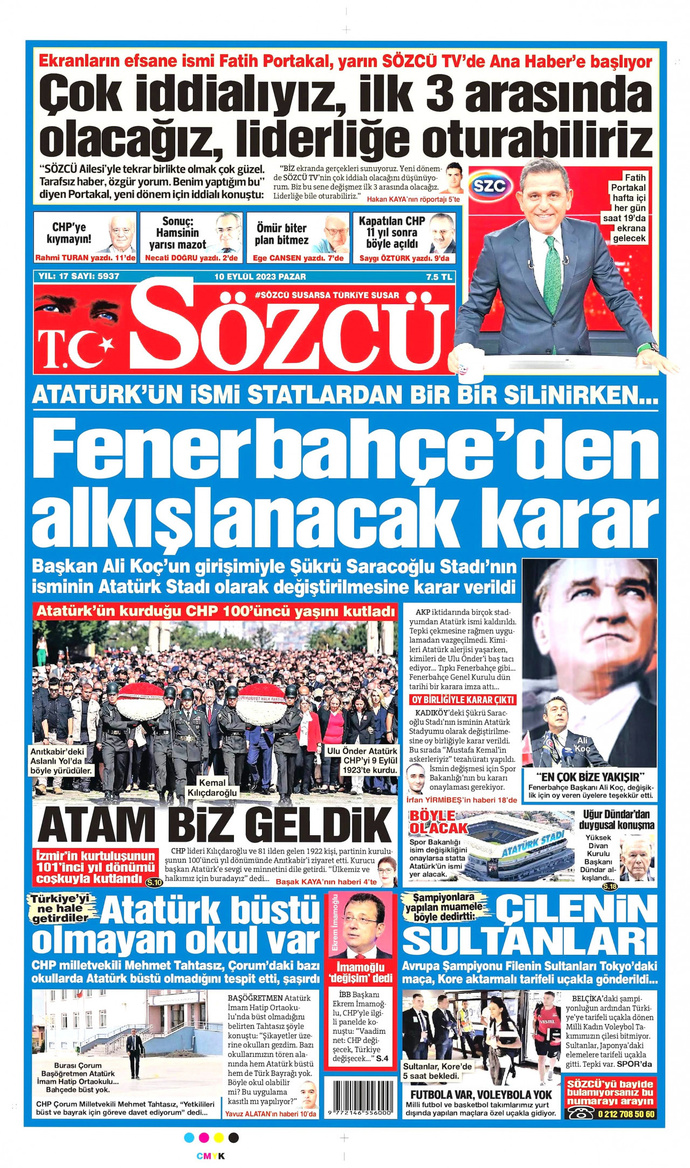 Fenerbahçe stadyumunun isminin Atatürk olması belli bir kesimi rahatsız eder mi?