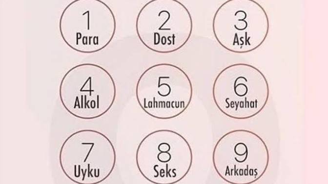 Telefon numaranızın son 3 hanesine göre neye ihtiyacınız var?