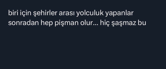 Uzak mesafe ilişkisi için şehirler arası yolculuk yapar mısın?