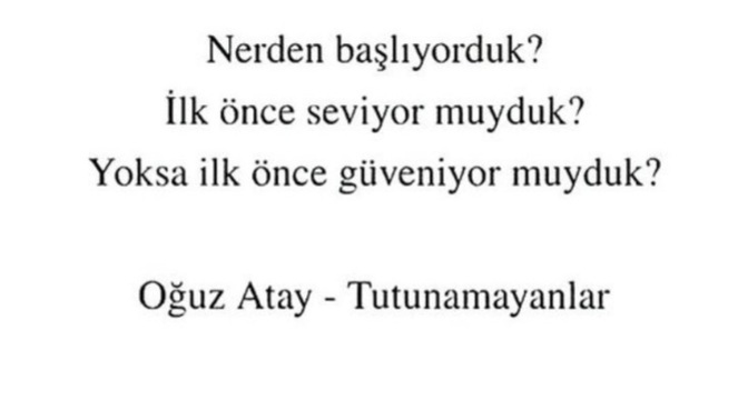 Güvenmek mi önce gelir, sevmek mi?