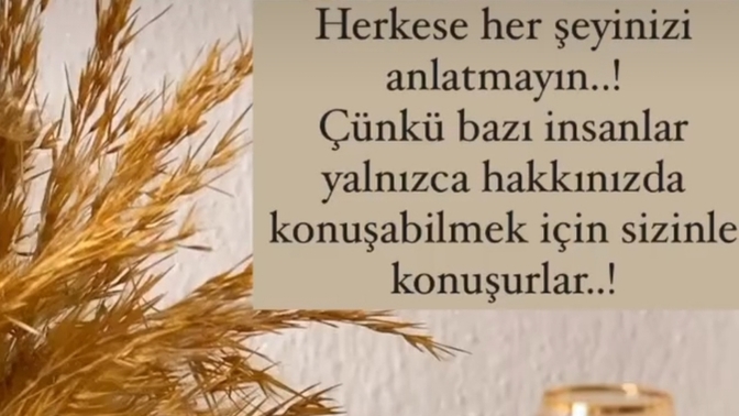 Herkese, her şeyinizi anlatır mısınız?