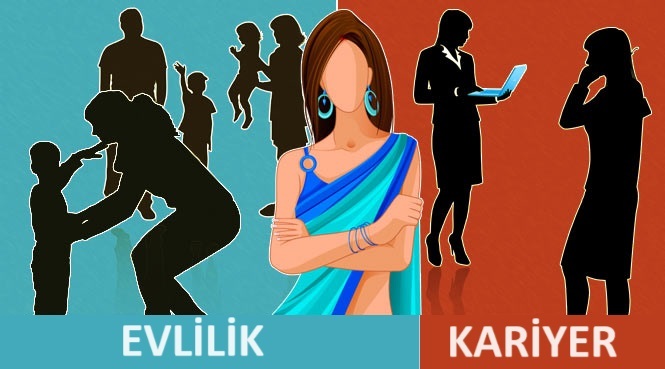 Kariyer mi istiyorsunuz, evlilik mi?
