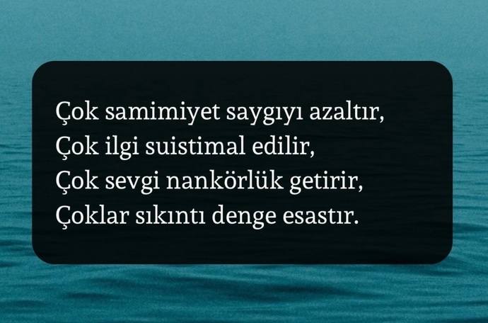 Çok samimiyetten zarar gelir mi?