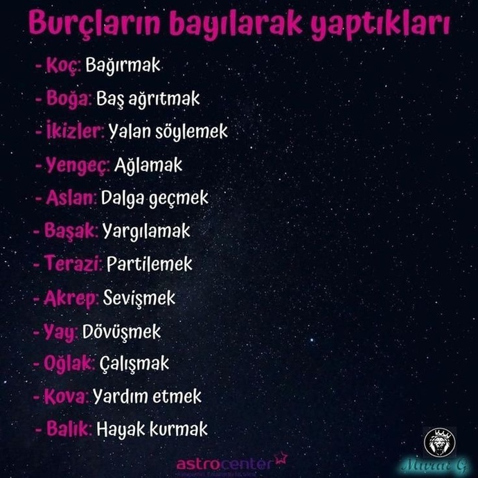 Burcunuza göre sizin bayılarak yaptığınız şey nedir?