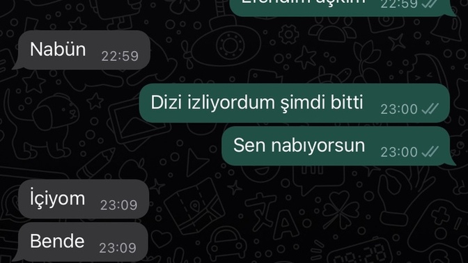 Saatler sonra yazan sevgili sevgili midir?