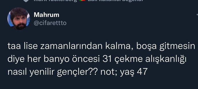Sizinde eskiden kalma alışkanlıklarınız var mı?