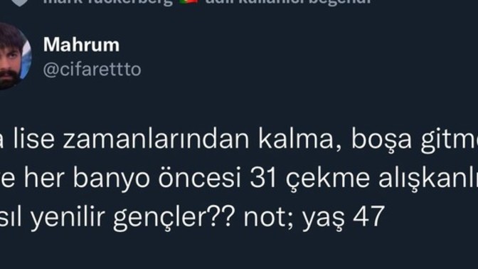 Sizinde eskiden kalma alışkanlıklarınız var mı?