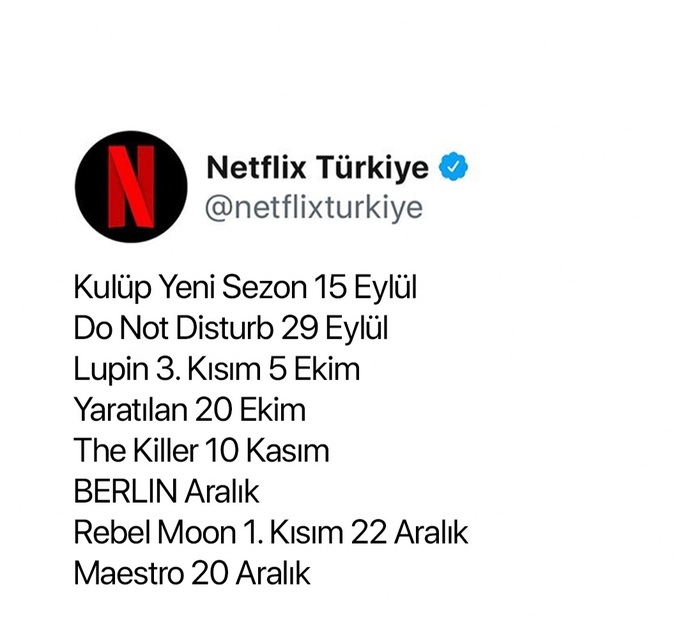 Netflixin sonbahar programı belli oldu, beklediğiniz bir yapım var mı?
