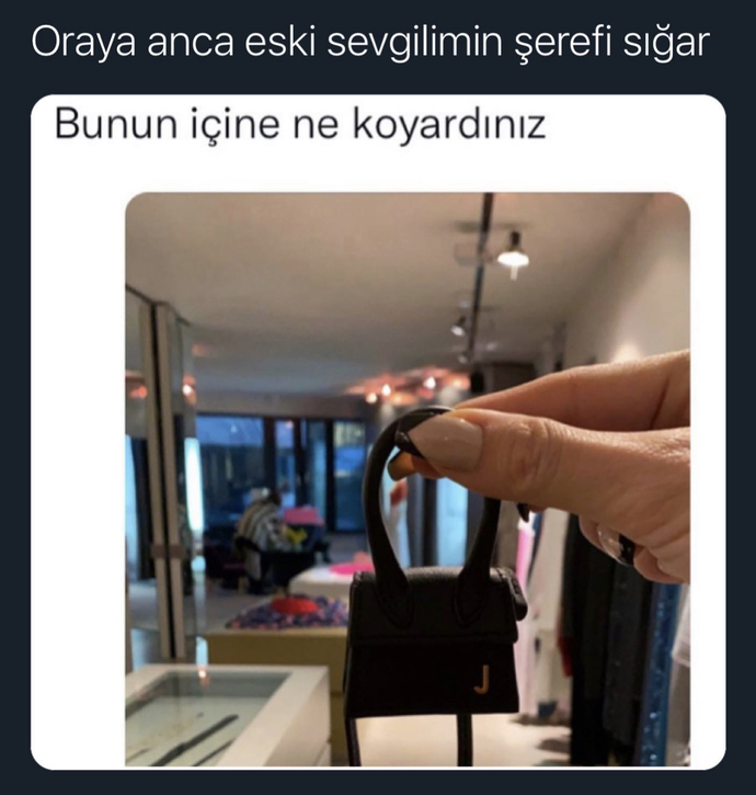Sakız koyarım tabii ex manit şeysi de uymuş djdk