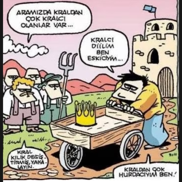 Kraldan çok kralcı olmak ne demektir?