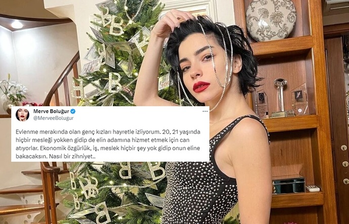 Merve Boluğur; evlenme merakında olan genç kızları hayretle izliyorum dedi! Sizce evlilik mi önemli, kariyer mi?