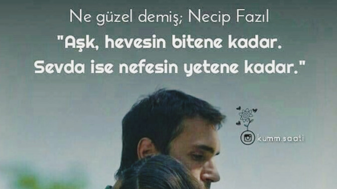 Sizce 'Sevmek' ne demek?