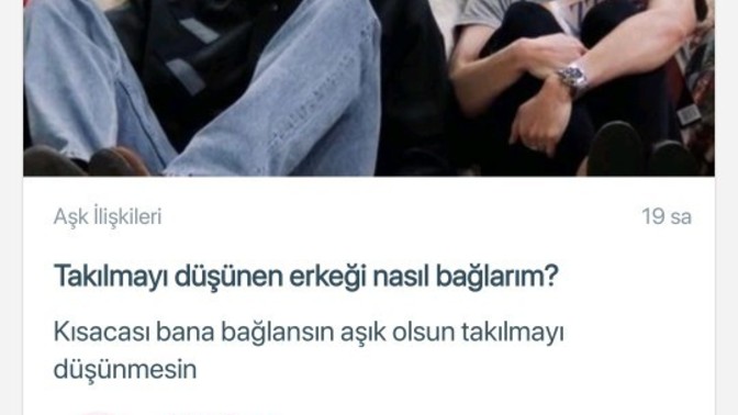 Flörtün sana "benimle takılıyorsun, seni kendime nasıl bağlarım?" diye sorarsa, ona ne dersin?