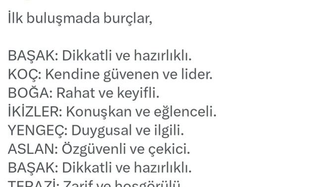 İlk buluşma burçlara göre nasıl davranırsınız?