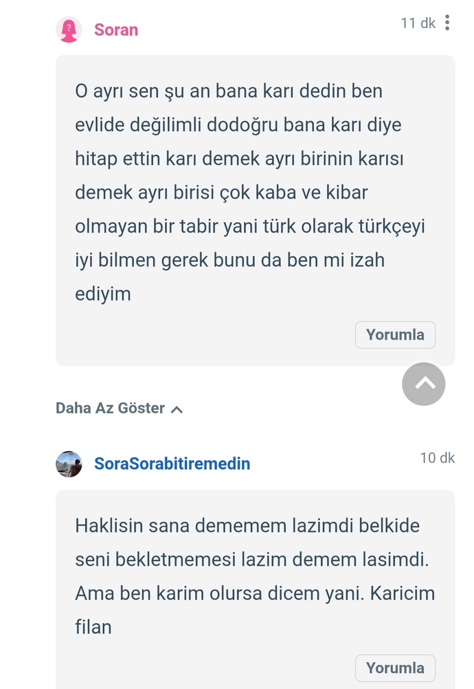 Karı demek kötü bir şey mi?