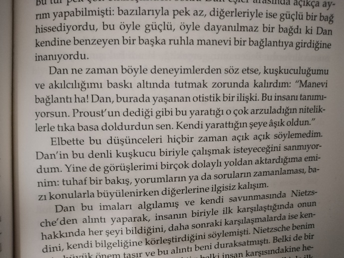 En son okuduğunuz kitaptan bir alıntı?