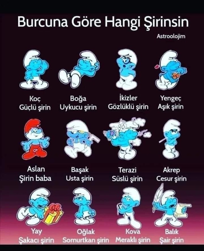 Ben= Güçlü 💪 şirin ☺️
