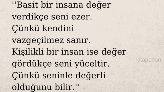 Siz basit bir insan mısınız, yoksa kişilikli mi?