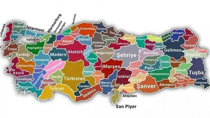 Yapay Zeka'ya göre illerimizin ismi, nasıl yorumlarsınız?