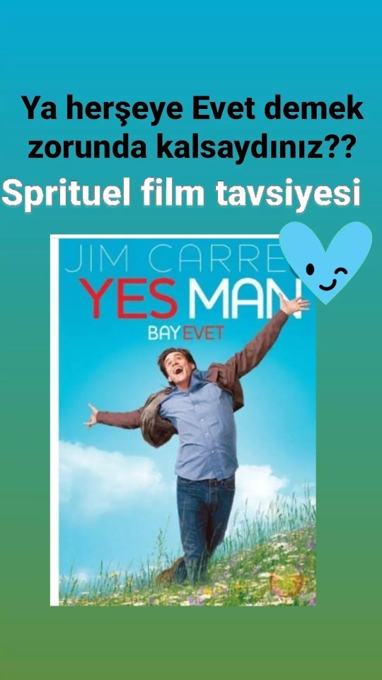 Jimm Carreynin her şeye evet diyen Yes Men filmini izlediniz mi?