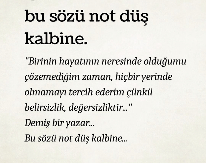 Güne not düşer misiniz?