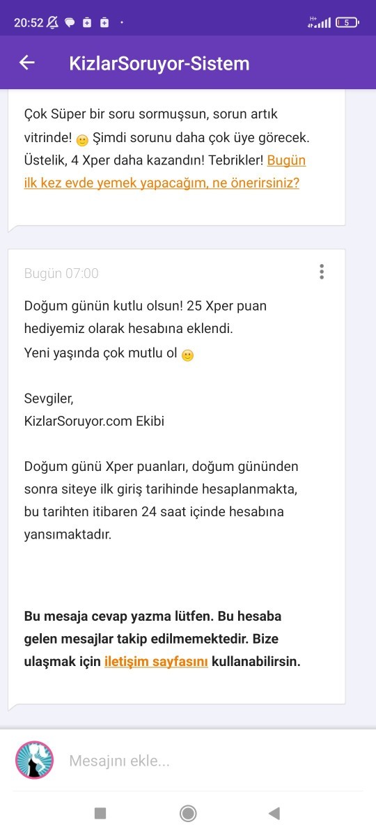 Doğum günüm kutlu olsun mu?