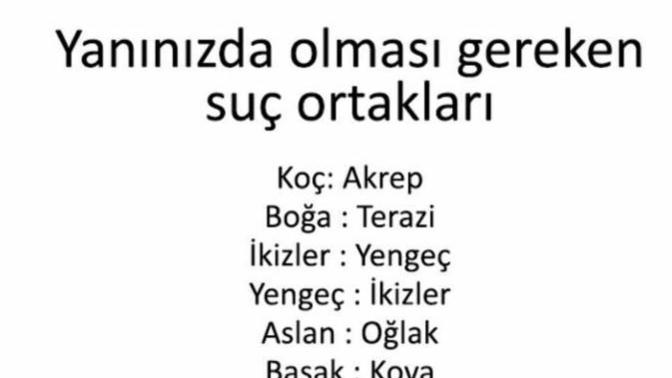 Burcunuza göre sizin suç ortağınız kim?