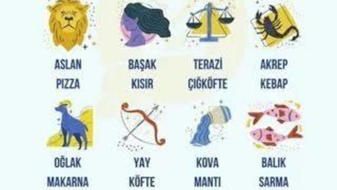 Burcuna göre hangi yemeksin?