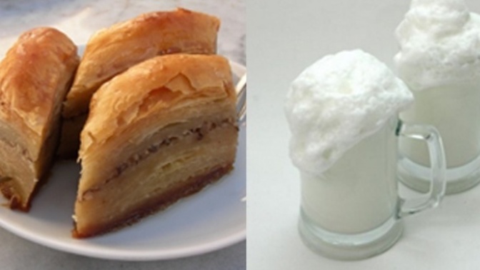 Baklava yanında ayran denediniz mi?