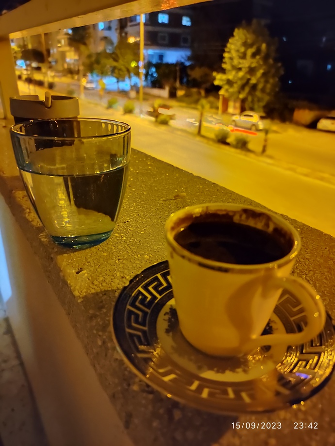 Günün son kahvesi