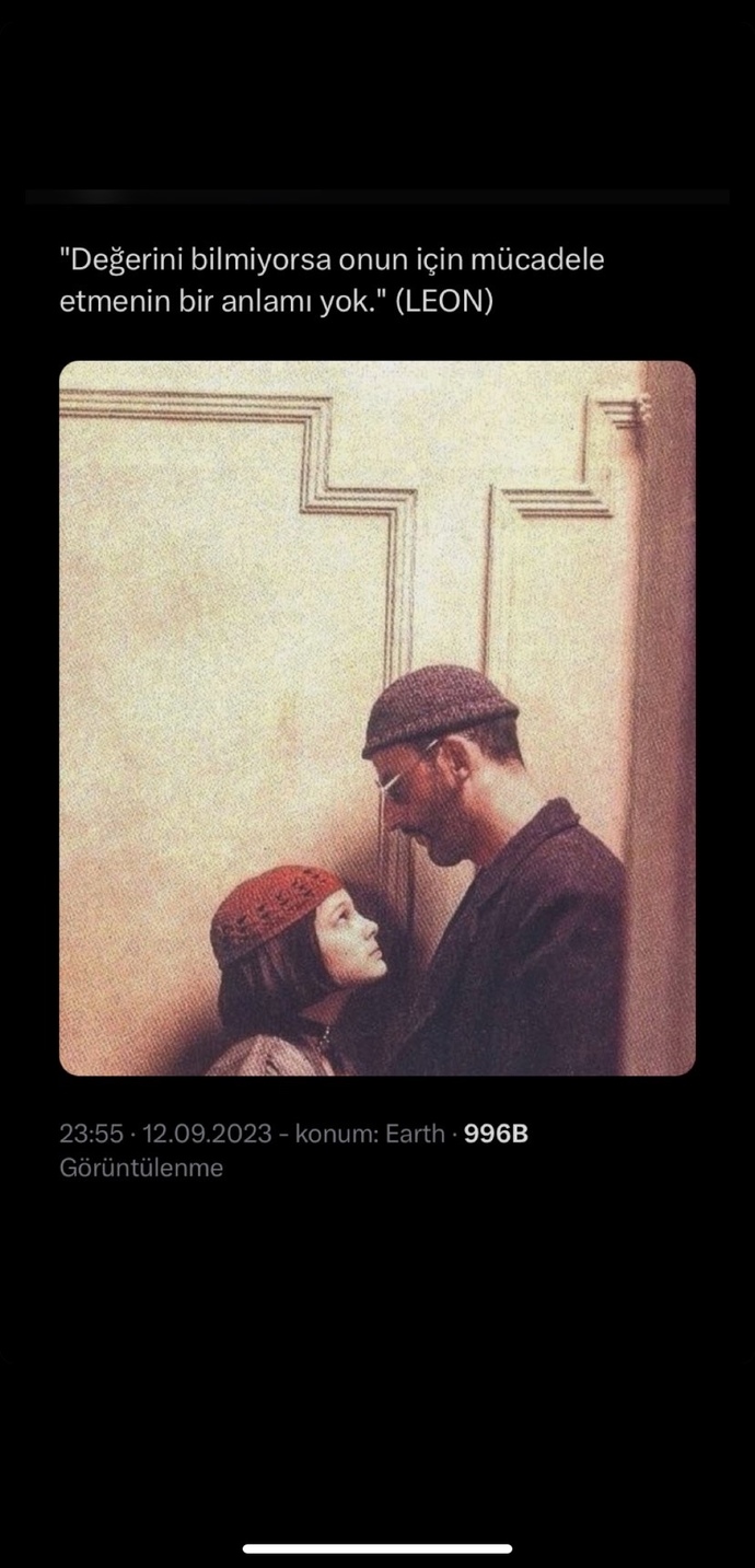 Eski sevgiliniz sizi takip ediyor ona gönderme yapar mısınız?