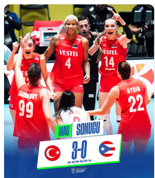 Filenin Sultanları, Olimpiyat Elemeleri B Grubunda ilk maçında Porto Rikoya set vermedi. ✍🏻 Maçı izlediniz mi?