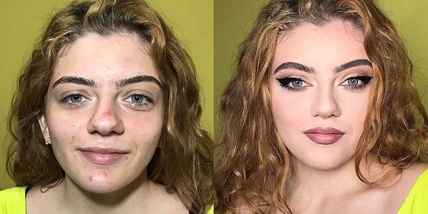 Hiç makyajla evrim geçirdiniz mi?