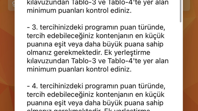 YKS ek tercih hata veriyor, nasıl çözerim?
