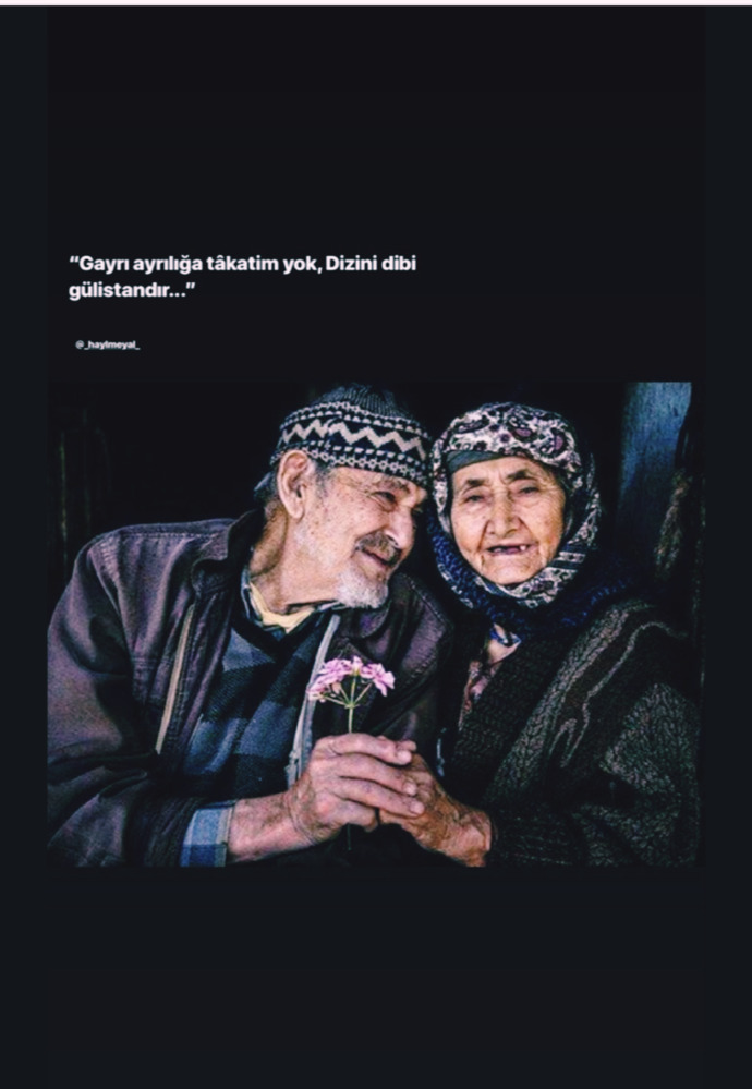 Takma dişlerimiz düşene kadar Tek bana gül sen böyle hatun ❤