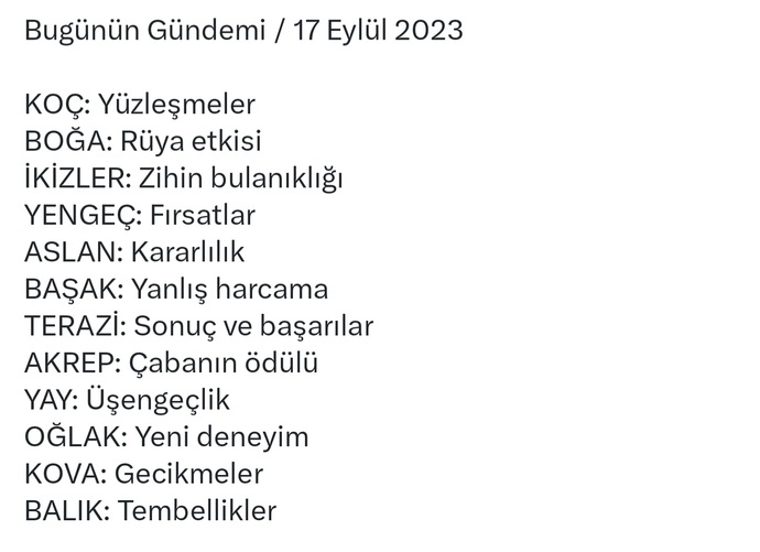 Burcuna göre bugün gündemin ne?