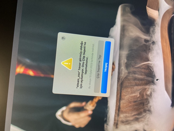 Macbooka osx hatası lütfen yardım?