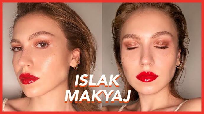 Islak makyajda kırmızı ruj abartı mı?
