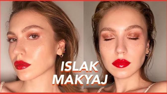 Islak makyajda kırmızı ruj abartı mı?