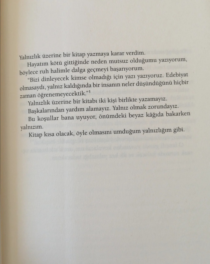 Yalnız olmayı seviyor musunuz?