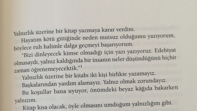 Yalnız olmayı seviyor musunuz?