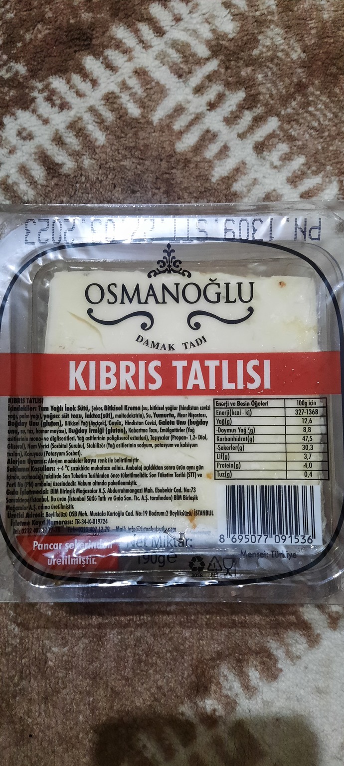 Bu tatlının uygun bir fiyatı var sizce kas için iyi midir?