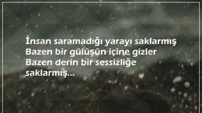 "Kaçtiğin sey içinde sakliysa, gittiğin her yere onu götürürsün. Sizin kaçtığınız neler var hayatda?