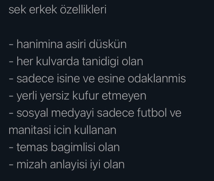 Sek kadın özellikleri nelerdir?